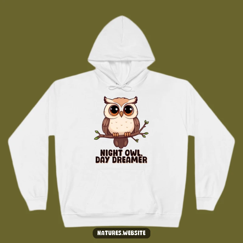 Funny Curious Owl Hoodie: Cozy Up with This Hilarious and Wise Bird Design