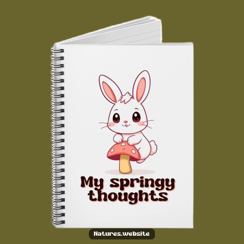 Funny Bunny Hopping Notebook: Jot Down Ideas with Whimsical Charm