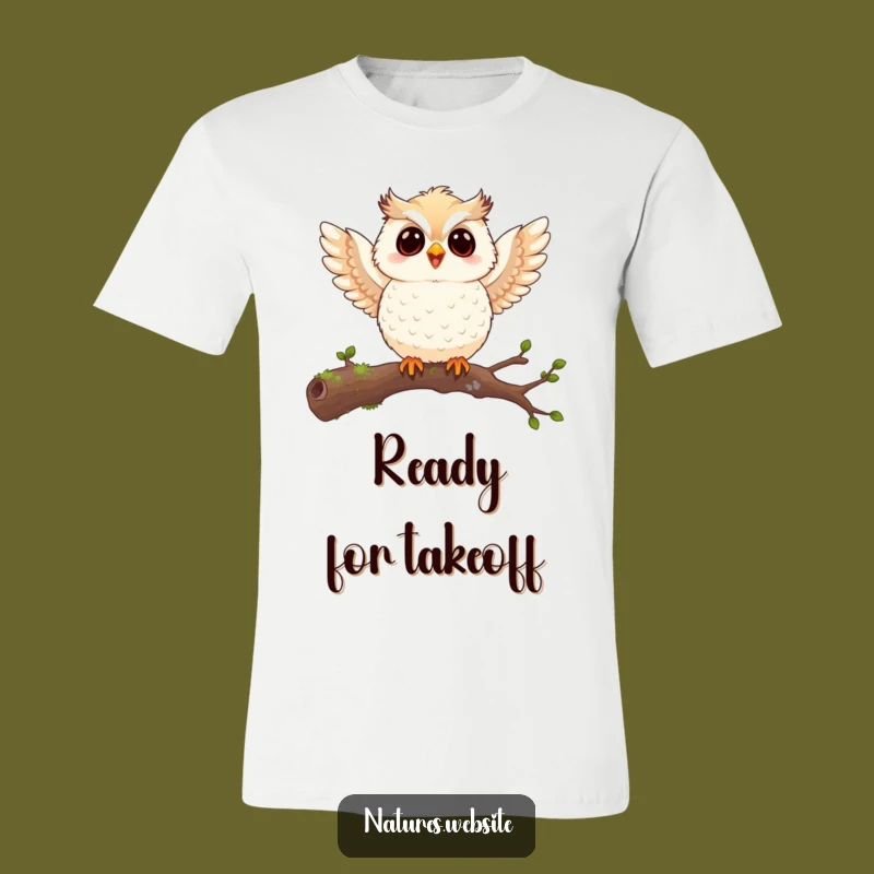 Funny Owl Chick T-Shirt: Flappy Joy - A Comical & Cute Gift Tee